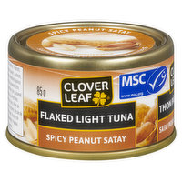 Clover Leaf - Flaked Light Tuna - Spicy Peanut Satay, 85 Gram