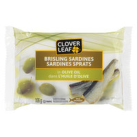 Clover Leaf - Brisling Sardines In Olive Oil, 106 Gram