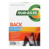 Rub A 535 - Rub A535 Dual Action Back Patch, 4 Each