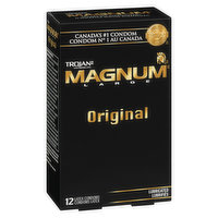 Trojan - Magnum Condoms Large Original, 12 Each
