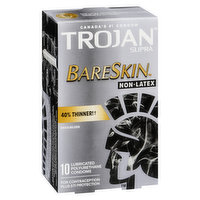 Trojan - Supra Condoms - BareSkin, 10 Each