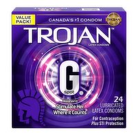 Trojan - G Spot Condoms, 24 Each