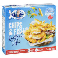 High Liner - English Style Chips & Fish, 550 Gram