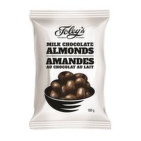Foleys Foleys - Milk Chocolate Almonds, 100 Gram