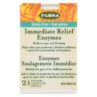 Flora - Immediate Relief Enzymes, 21 Each