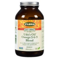 Flora - Flora Oil Omega 3-6-9 Blend 1000mg, 180 Each