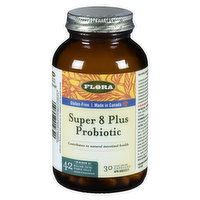 Flora - Super 8 Plus Probiotic, 30 Each