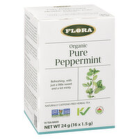 Flora - Pure Peppermint Tea Blend, 16 Each