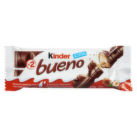 Kinder - Bueno Milk Chocolate and Hazelnut Cream Candy Bars, 43 Gram