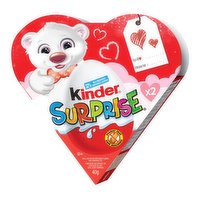 Kinder - Surprise Valentines Day Heart Chocolates, 40 Gram