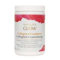 Vitality - Glow Collagen + Cranberry, 200 Gram