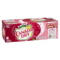 Canada Dry - Cranberry Ginger Ale, 355 Millilitre