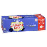 Canada Dry - Blackberry Ginger Ale, 12 Each