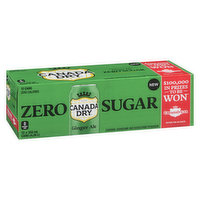 Canada Dry - Ginger Ale Zero Sugar, 355 Millilitre