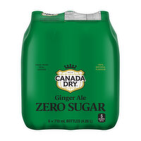 Canada Dry - Zero Sugar, 6 Each