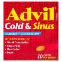 Advil - Cold & Sinus Non-Drowsy, 10 Each