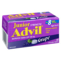 Advil - Junior Strength Grape, 40 Each