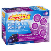 Emergen-C - Immune Plus Blueberry Acai, 24 Each