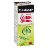 Robitussin - Cough Control Plus Mucus & Phlegm - Sugar Free, 115 Millilitre