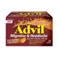 Advil - Migraine & Headache Capsules, 24 Each