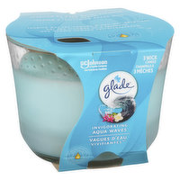 Glade - Large Jar Candle Invigorating Aqua Waves, 1 Each