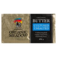 Organic Meadow - Butter Cultured Unsalted, 454 Gram