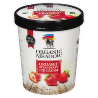 Organic Meadow - Organic Strawberry Ice Cream, 946 Millilitre