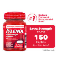 Tylenol - Extra Strength Caplets 500mg, 150 Each