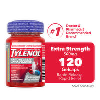 Tylenol - Rapid Release, Extra Strength, 120 Each