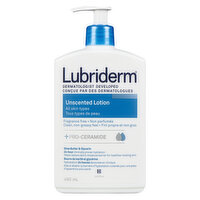 Lubriderm - Unscented Lotion, 480 Millilitre