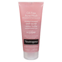 Neutrogena - Oil Free Acne Wash - Pink Grapefruit Foaming Scrub, 198 Millilitre