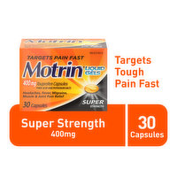 Motrin - Ibuprofen Liquid Gels Super Strength 400mg, 30 Each