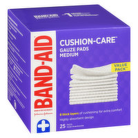 Johnson & Johnson - Gauze Pads Medium, 25 Each