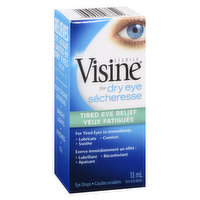 Visine - Visine Tired Eye & Dry Relief Drops, 15 Millilitre