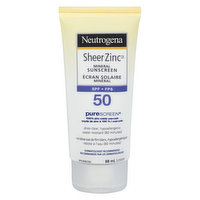 Neutrogena - Sheer Zinc Mineral Sunscreen SPF 50 Body, 88 Millilitre
