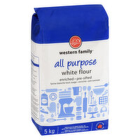 Western Family - All Purpose Flour, White, 5 Kilogram