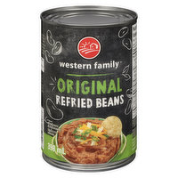 Western Family - Refried Beans, 398 Millilitre