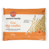 Western Family - Fine Egg Noodles, 375 Gram