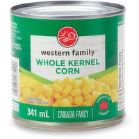 Western Family - Whole Kernel Corn, 341 Millilitre