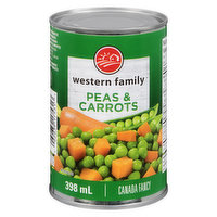 western Family - Peas & Carrots, 398 Millilitre