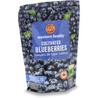 western Family - Cultivated Blueberries Frozen, 600 Gram