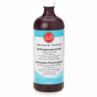 western Family - Hydrogen Peroxide, 500 Millilitre