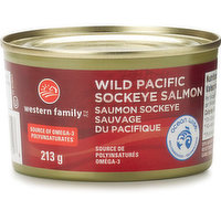 Western Family - Wild Pacific Sockeye Salmon, 213 Gram