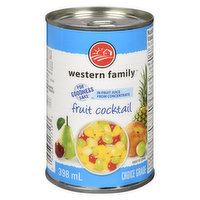 Western Family - Fruit Cocktail in Pear Juice, 398 Millilitre