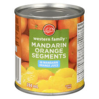 Western Family - Mandarin Oranges in Natural Juice, 284 Millilitre