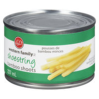 Western Family - Bamboo Shoots - Shoestring, 227 Millilitre