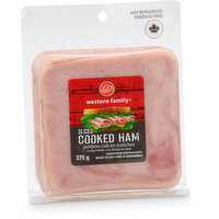 western Family - Sliced Cooked Ham, 375 Gram