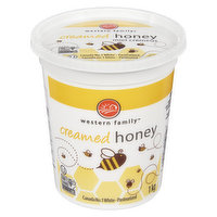 Western Family - Creamed Pasteurized Honey, 1 Kilogram