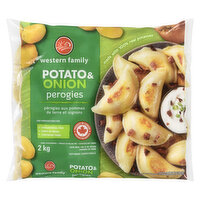 western Family - Perogies - Potato & Onion, 2 Kilogram