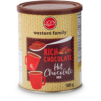 Western Family - Rich Chocolate Hot Chocolate Mix, 500 Gram